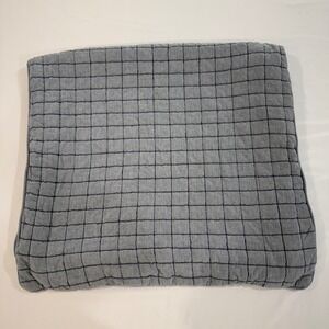 Boll‎ & Branch Heritage Quilted King Sham Blue 100% Organic Cotton | Coastal